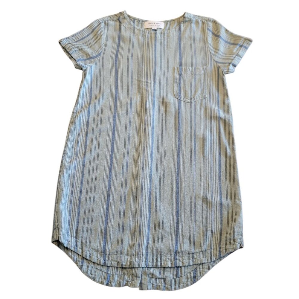 Cloth & Stone Dress Anthropologie Rayon Linen Tunic Shift‎ Dress S Boho Peasant